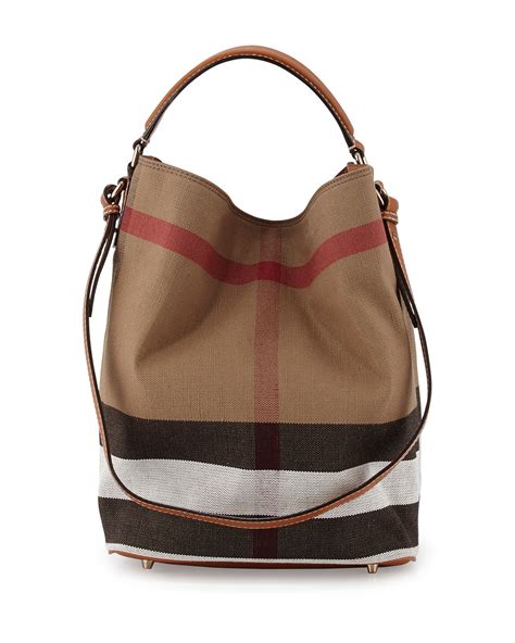 burberry ashby tasche bag hobo canvas|Burberry Ashby Medium Tassel Hobo .